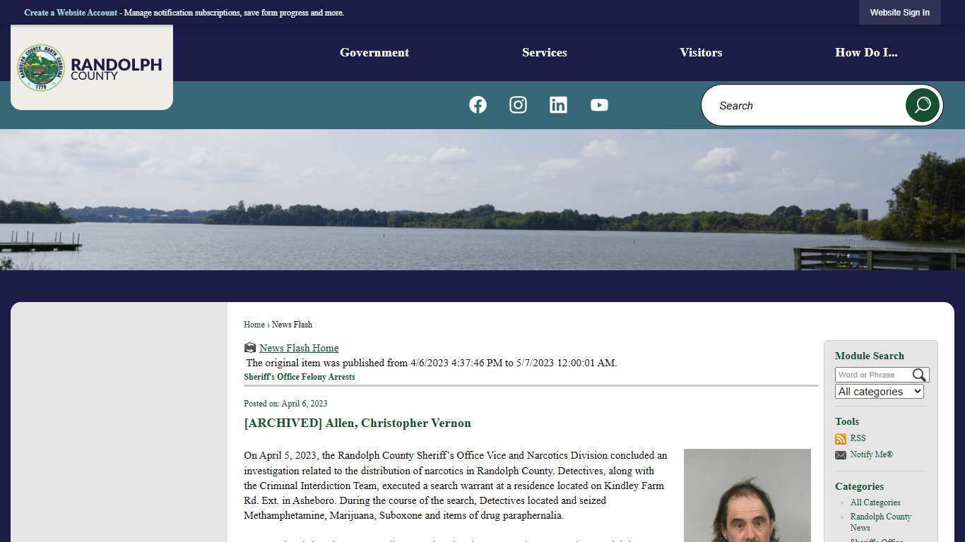 News Flash • Randolph County, NC • CivicEngage